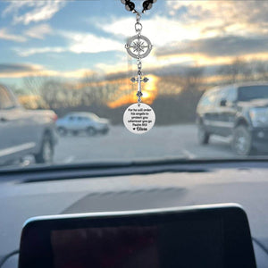 Carry A Piece Of You - Family Personalized Custom Cross Car Charm