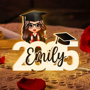Custom 2025 Graduation Light Box - Personalized New Chapter Night Light Gift
