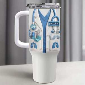 DR – Custom 40oz Tumbler | Personalized Gift For Doctor
