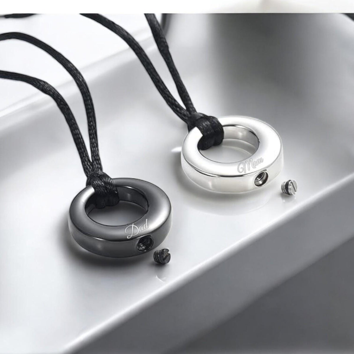 Human Ashes Keepsake, Dog Cat Hair Pet Memorial Personalized Urn Necklace