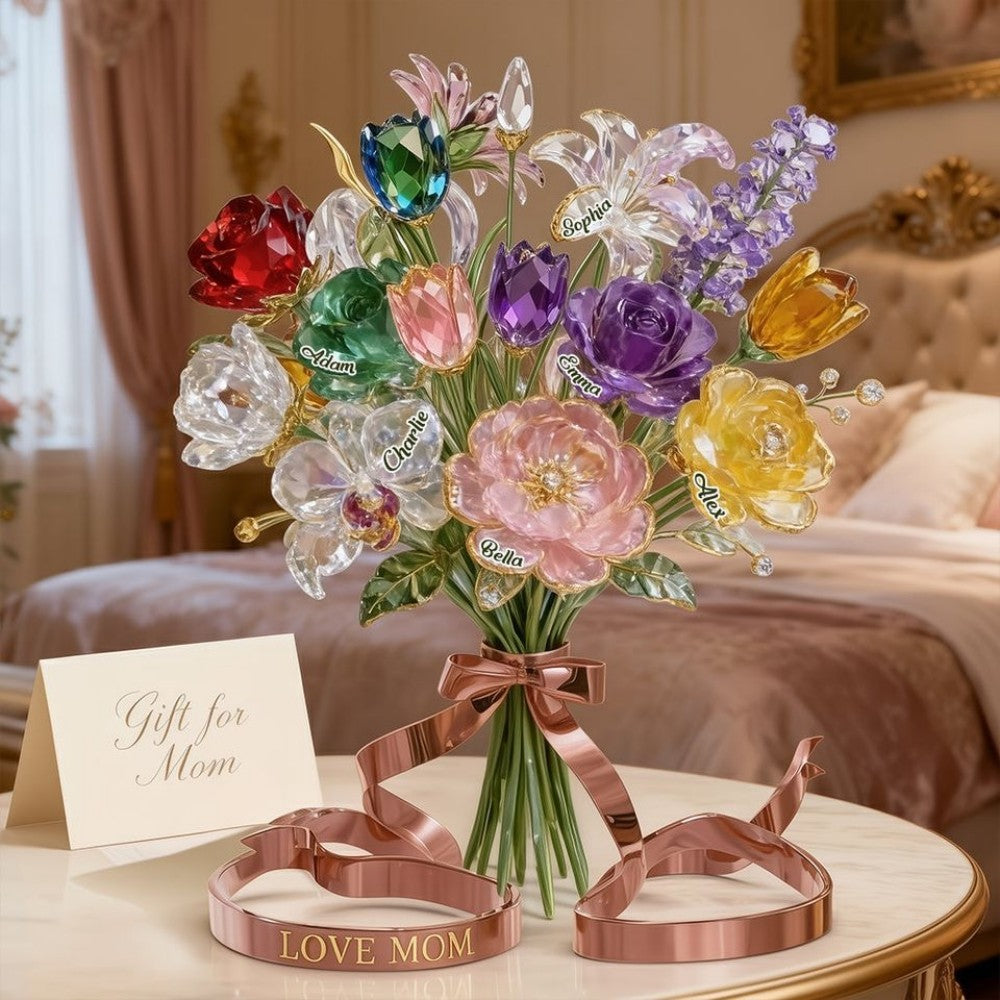 For Mom, Grandma, or Stepmom – Personalized Custom Acrylic Plaque Shaped Just for Her