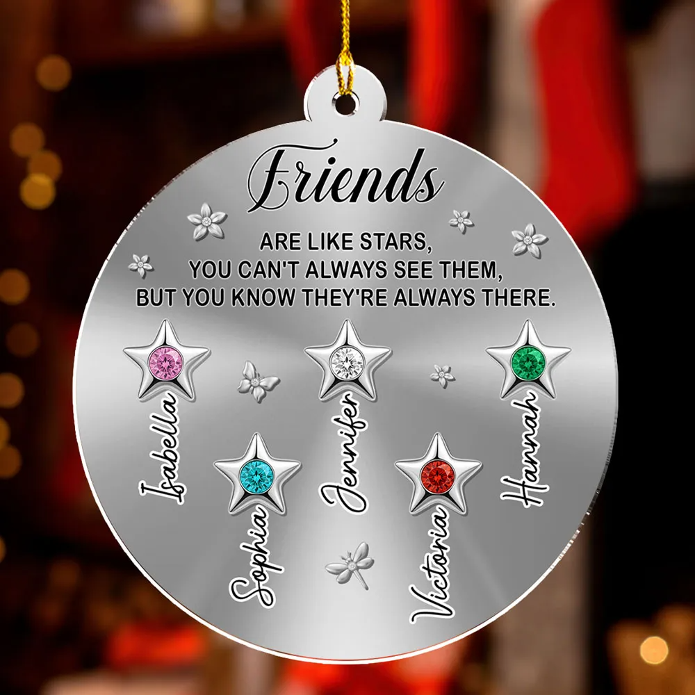 The Stars Are Always There – Personalized Ornament | Custom Name Remembrance Keepsake