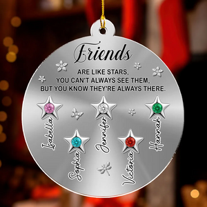 The Stars Are Always There – Personalized Ornament | Custom Name Remembrance Keepsake
