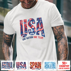 World Cup 2026 Fan Gift – Personalized Shirt With National Soccer Teams & Countries