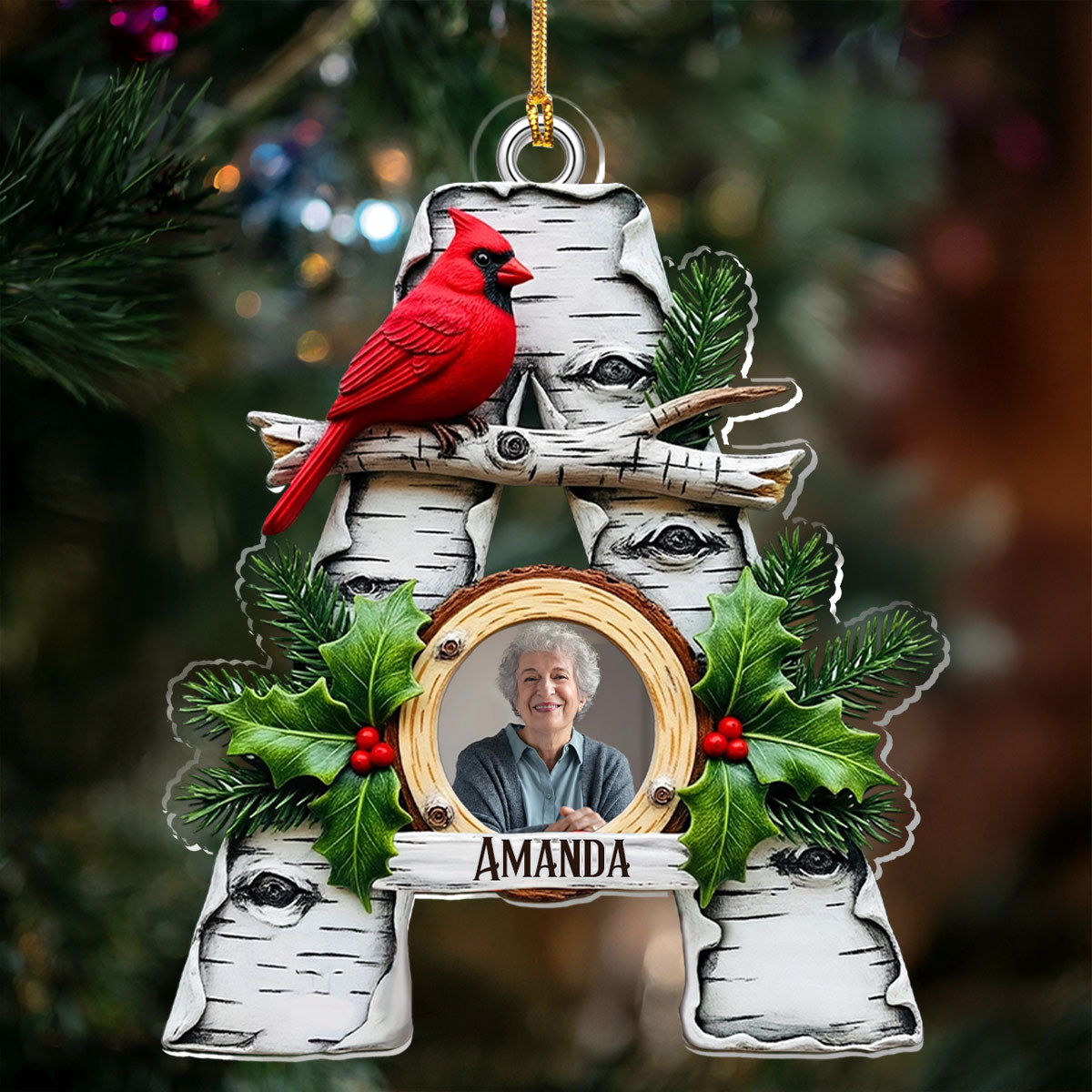 When Cardinals Appear, Angels Are Near - Personalized Acrylic Ornament