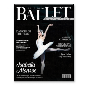 Ballet Dancer Magazine Cover Canvas, Personalized Dance Gift For Ballet Dancers