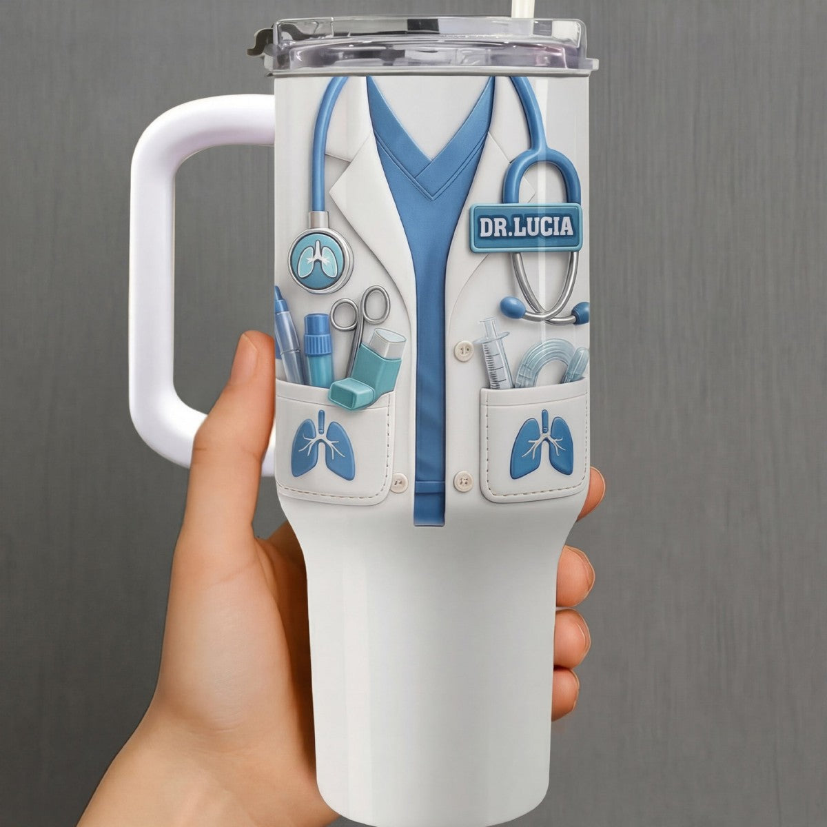DR – Custom 40oz Tumbler | Personalized Gift For Doctor