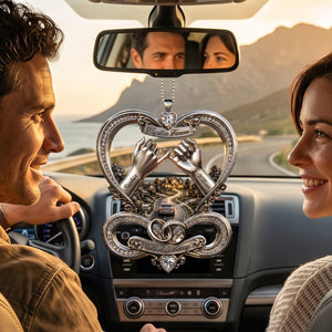 Infinity Love Car Ornament - Personalized Gifts For Couple