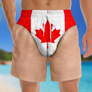 Summer Vacation Gift For Men – Personalized "Hello Summer Fun" Custom Funny Swim Trunks