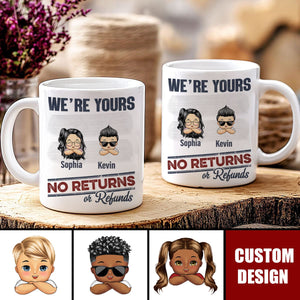 Personalized Grandkids Meme Mug - Custom Funny Family Gift for Parents & Grandparents