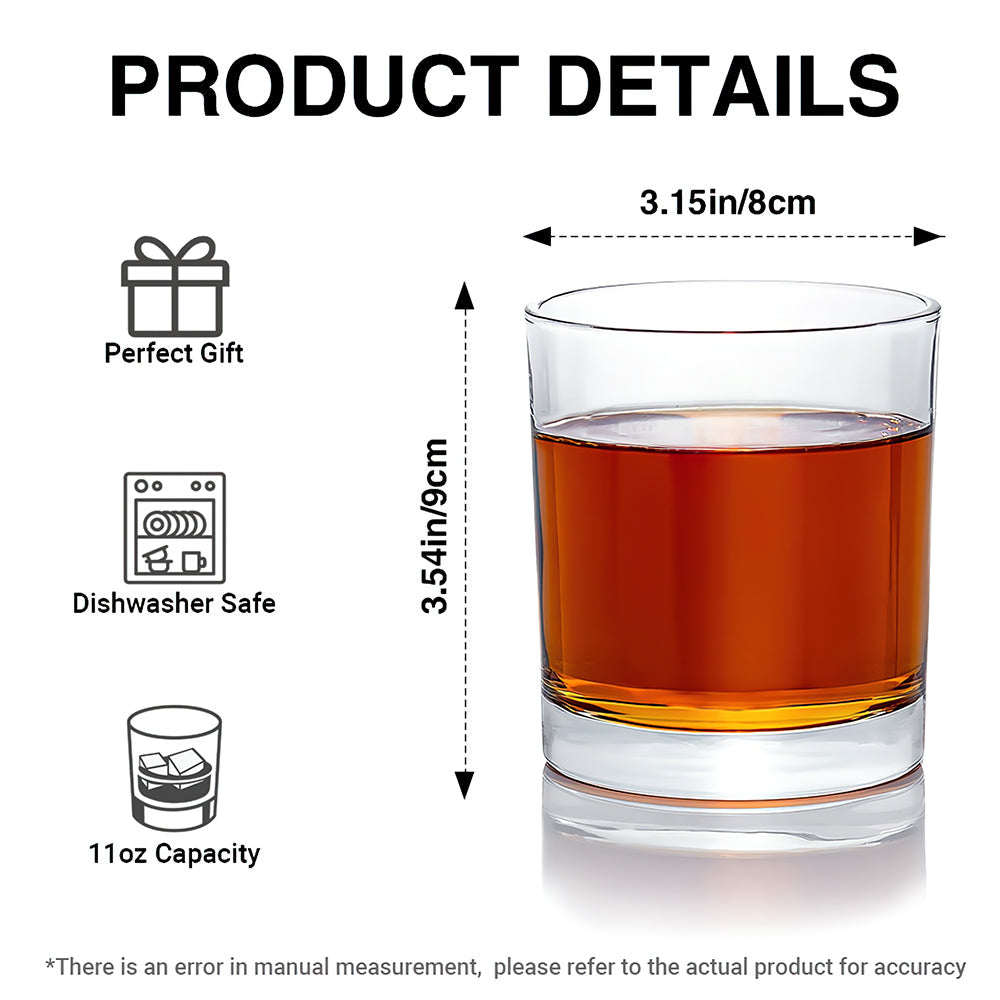 Gift For Veteran Dad – Personalized "Proud Veteran Dad" Drinking Glass