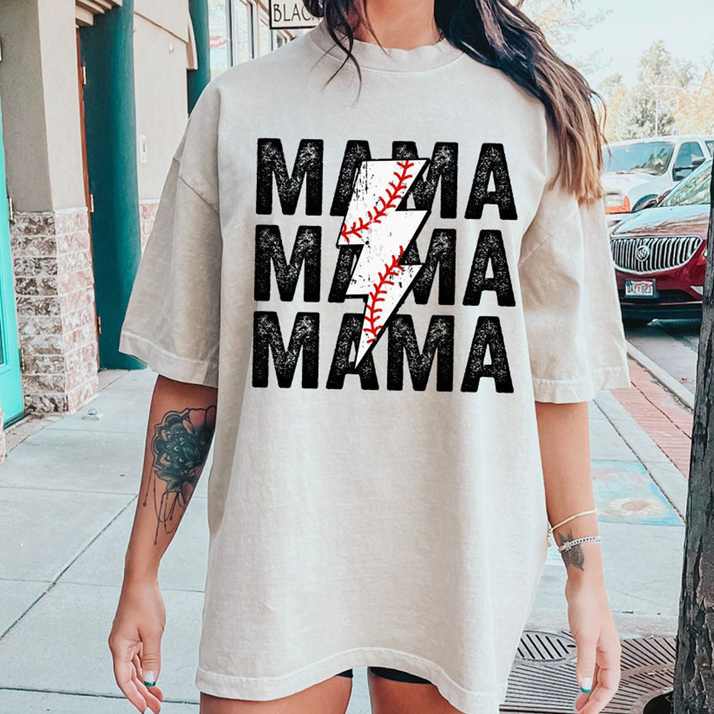 Personalized Baseball/Softball Mom Grandma Dad T-shirt