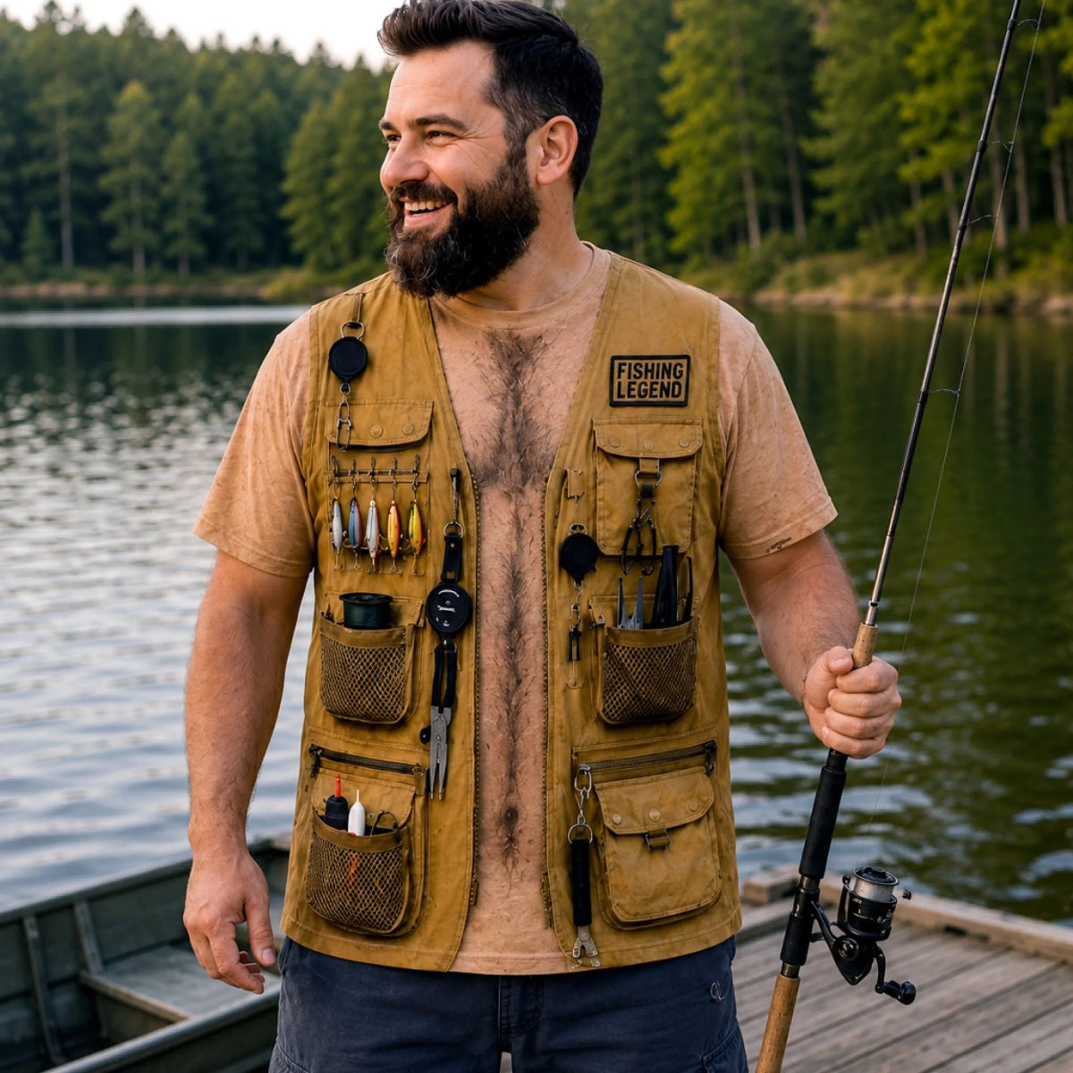 Personalized "No Fish Can Resist This Look" Fishing T-Shirt – Birthday Gift For Men
