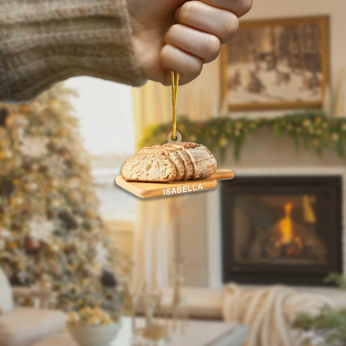 Sourdough Bread Ornament– Personalized Baking Gift For Christmas Tree Decor | Gifts For Bakers & Baking Lovers