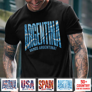 World Cup 2026 Fan Gift – Personalized Shirt With National Soccer Teams & Countries