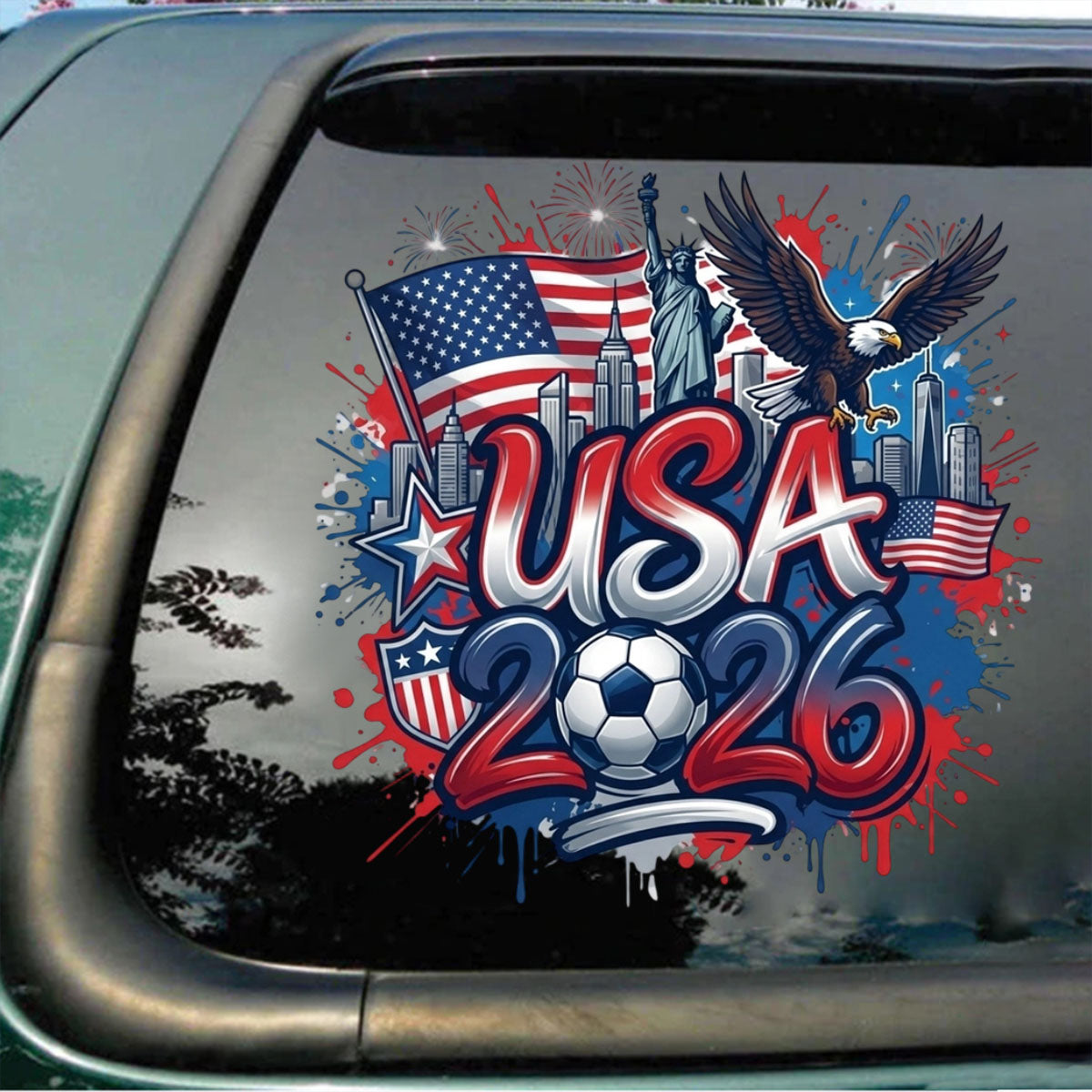 Personalized 2026 Soccer Country Decal | Perfect For Fan Events & Tailgates