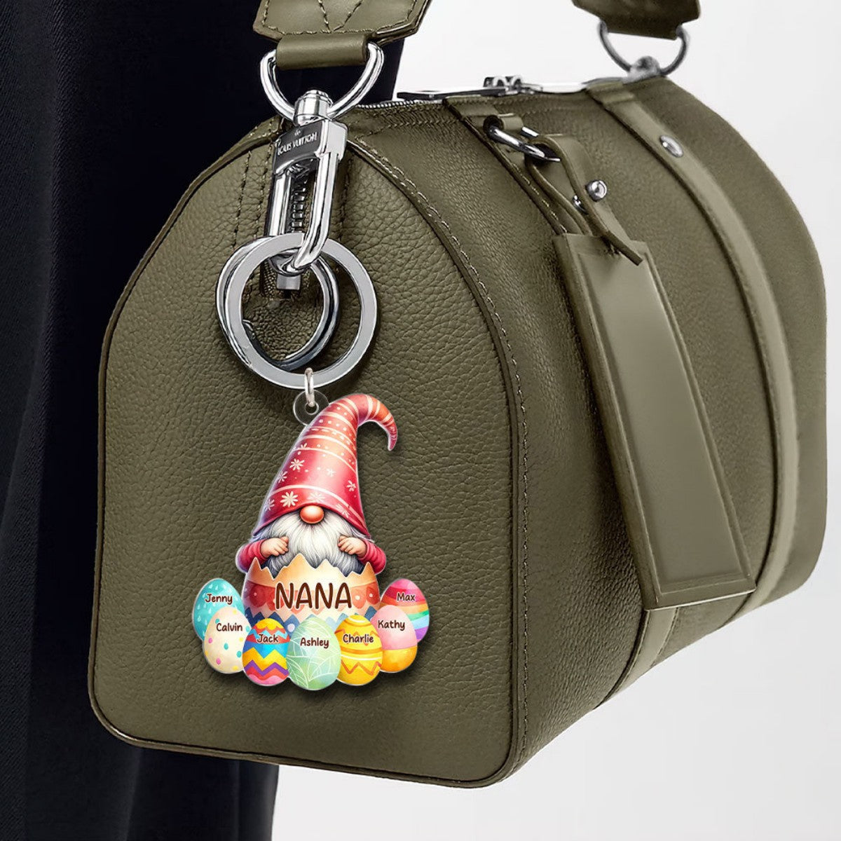 Personalized Easter Gifts For Grandma Keychain Nana