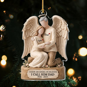 "I Have an Angel In Heaven" – Personalized Acrylic Ornament | Memorial Keepsake Gift