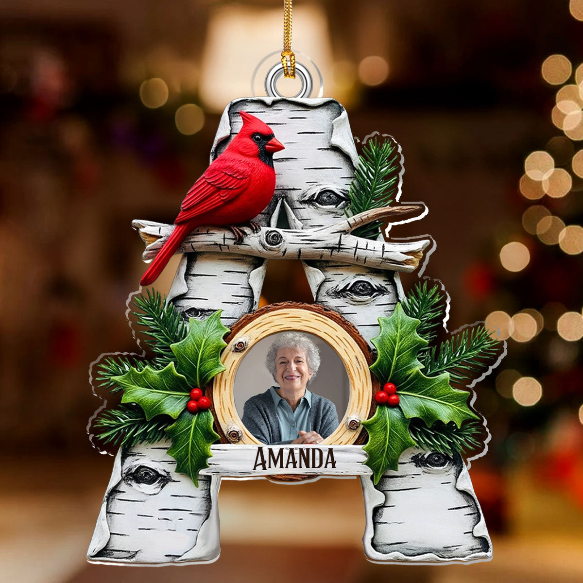 When Cardinals Appear, Angels Are Near - Personalized Acrylic Ornament