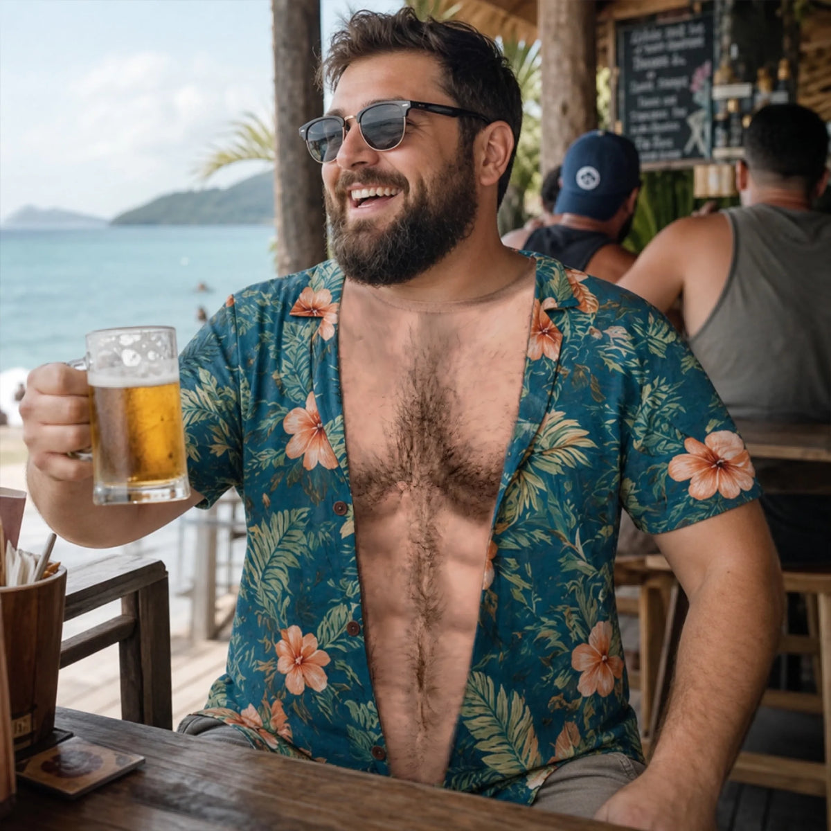 Summer Vacation Gift For Men – Personalized "Too Hot To Handle" Funny Custom T-Shirt