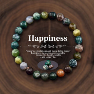 Fashion Natural Stone Beaded Bracelets Healing Stone Bracelet Energy Jewelry Gifts