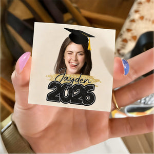Graduation Tattoo Gift Custom Photo And Text Temporary Tattoo - Personalized Tattoo Fake Tattoo
