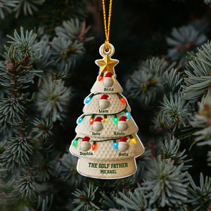 The Golf Father - Personalized Golf Acrylic Ornament