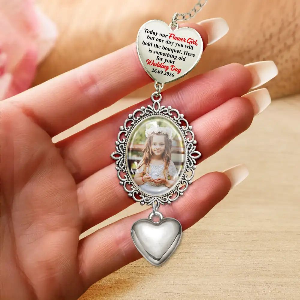 "Something Old" Custom Photo Wedding Charm – Personalized Keepsake For Your Wedding Day