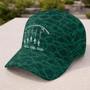 Personalized Fishing Cap – "Keep Calm and Fish On" – Father's Day Gift For Dad & Grandpa