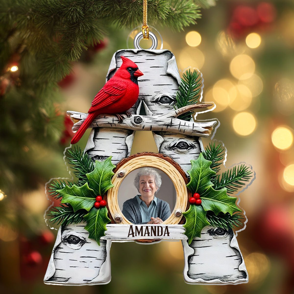 When Cardinals Appear, Angels Are Near - Personalized Acrylic Ornament