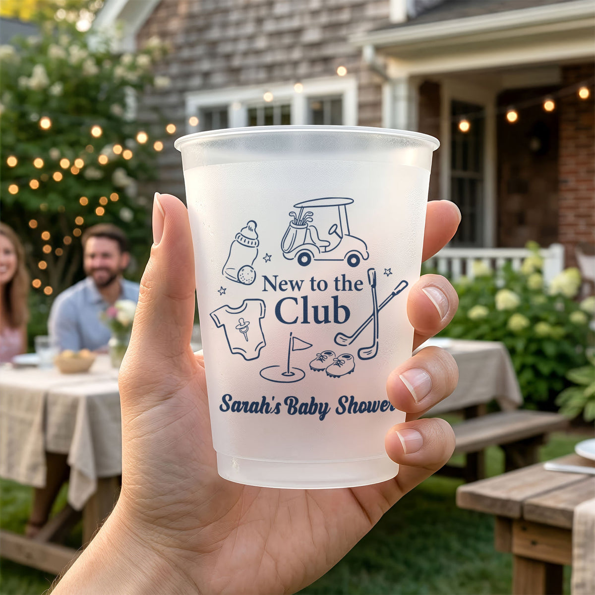 Personalized Golf Baby Shower Cups – Custom Party Favors