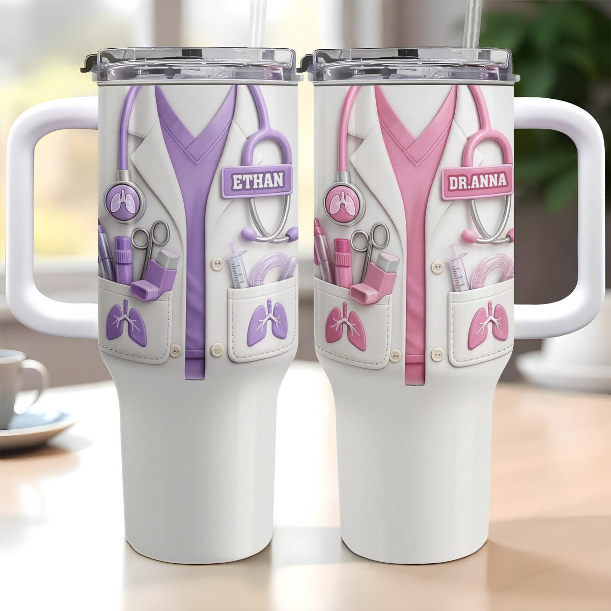 DR – Custom 40oz Tumbler | Personalized Gift For Doctor