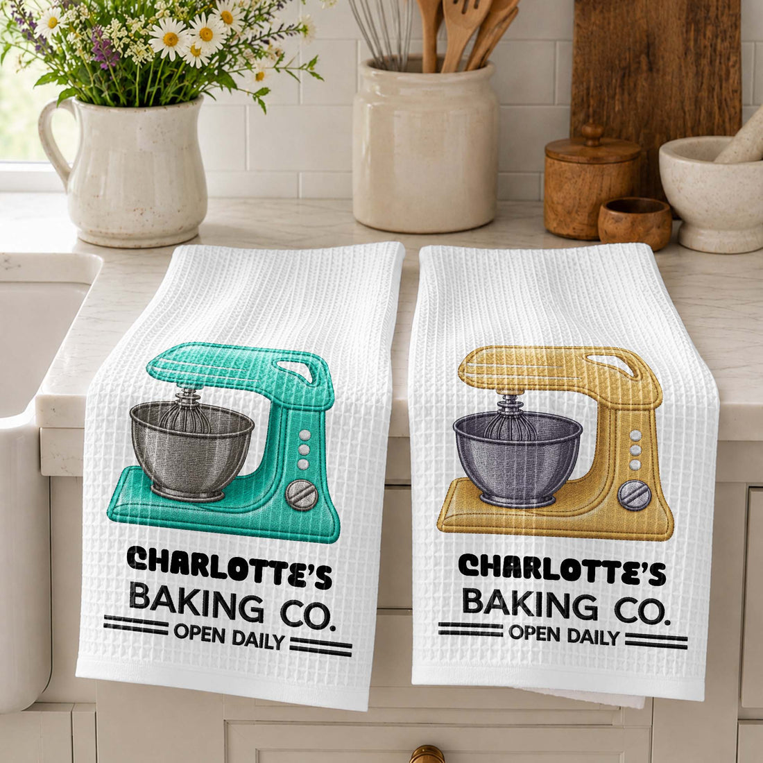 Personalized "Baking Co." Kitchen Towel – Gift For Bakers & Baking Lovers