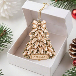 Custom Ballerina Acrylic Ornament – Pointe Shoe Christmas Keepsake | Personalized Dancer Gift & 2026 Holiday Decor