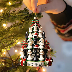 Personalized Chess Christmas Ornament, Gift for Chess Lovers