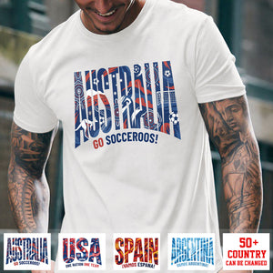 World Cup 2026 Fan Gift – Personalized Shirt With National Soccer Teams & Countries