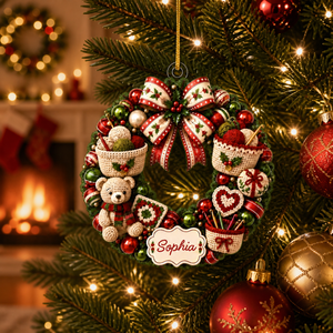 "In My Crochet Era" – Personalized Acrylic Hanging Ornament | Gift For Crochet Lovers