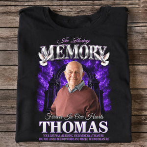 "In Loving Memory" Custom Photo Shirt – Personalized Memorial Gift | Sympathy Keepsake & Celebration of Life