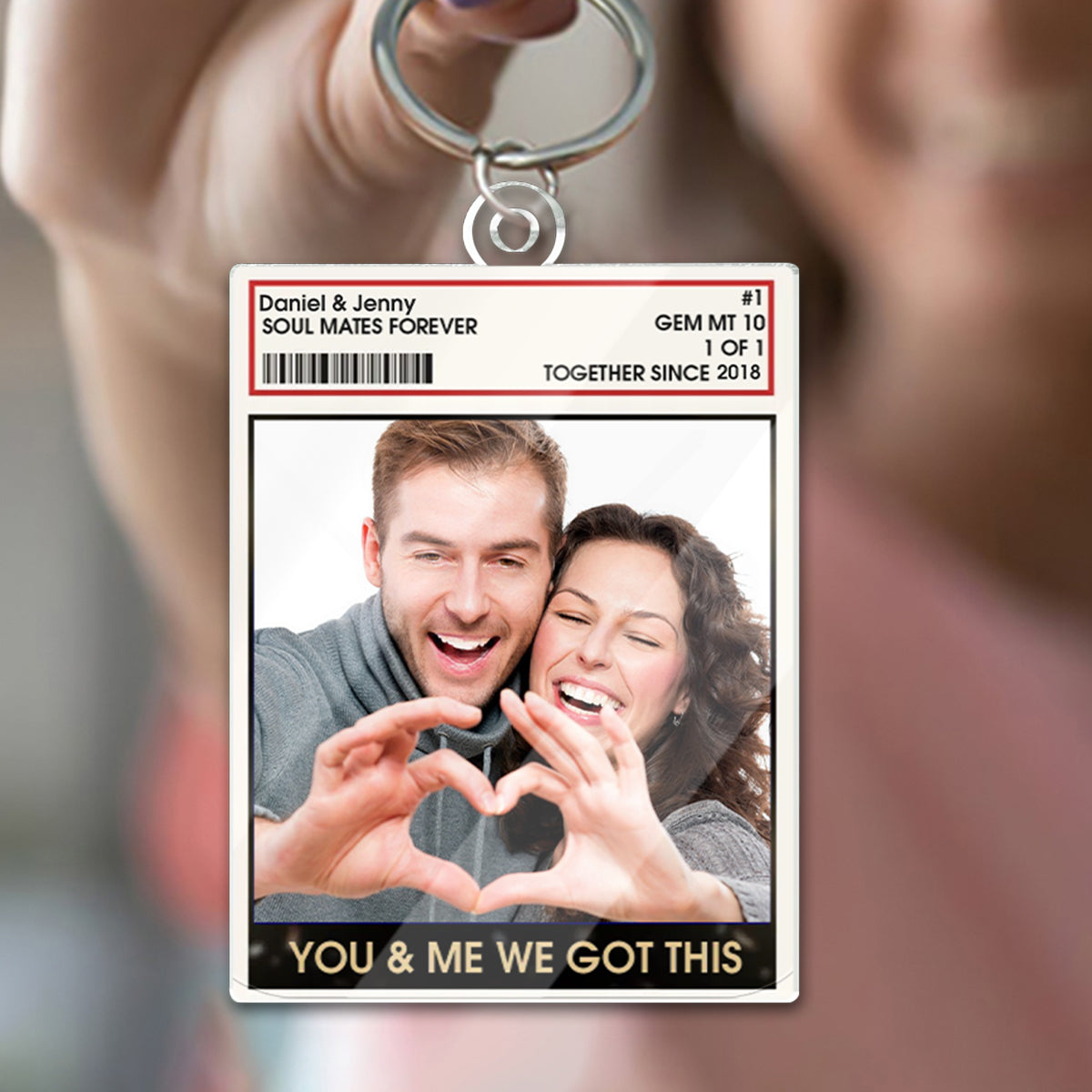 You And Me,  We Got This - Personalized Acrylic Keychain Gifts For Husband And Wife