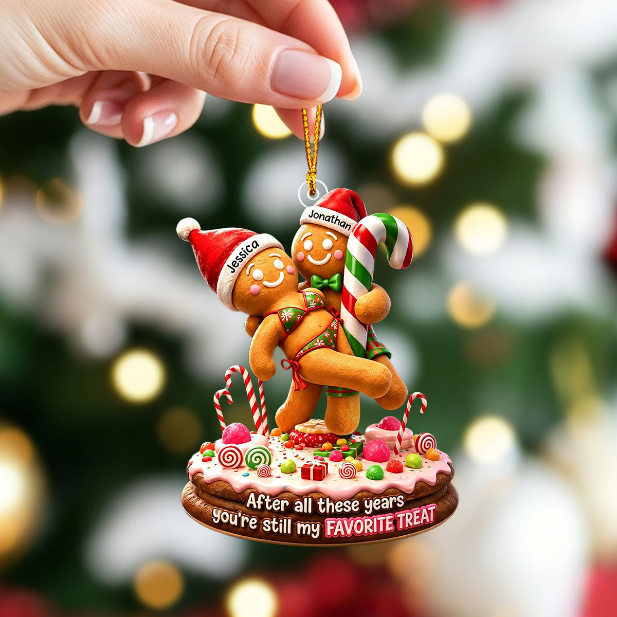 Personalized "After All These Years" Acrylic Ornament – Gift For Couples
