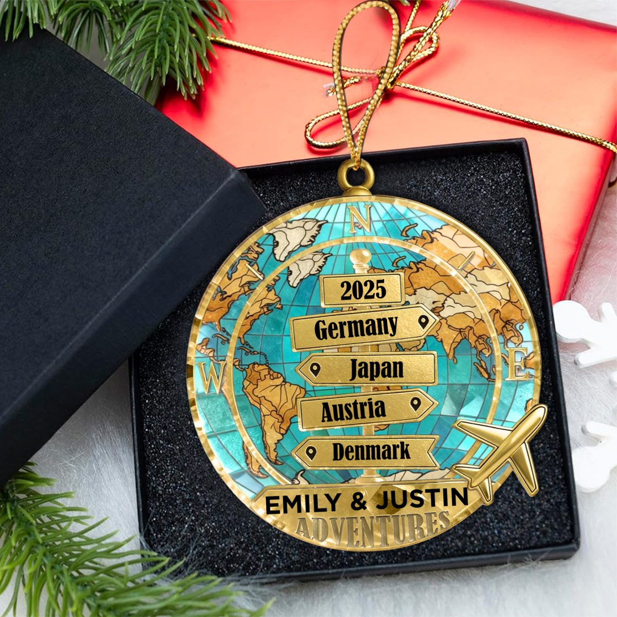 Sea Glass Destination Of All Year - Personalized Custom Shape Ornament