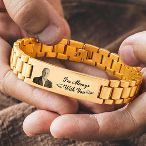I'm Always With You Bracelet - Personalized Memorial Gifts with Photo