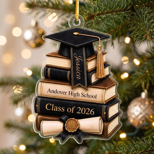 "A Meaningful Gift For The Journey Ahead" – Personalized Acrylic Ornament | Graduation Gift For Class Of 2027