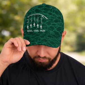 Personalized Fishing Cap – "Keep Calm and Fish On" – Father's Day Gift For Dad & Grandpa