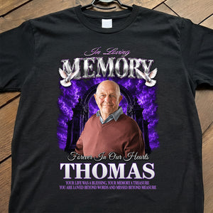 "In Loving Memory" Custom Photo Shirt – Personalized Memorial Gift | Sympathy Keepsake & Celebration of Life