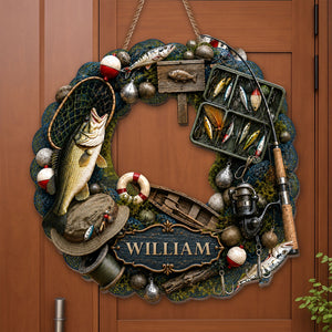 "A Life Spent Fishing" – Personalized Wood Sign | Gift For Fishing Lovers & Anglers
