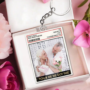 You And Me,  We Got This - Personalized Acrylic Keychain Gifts For Husband And Wife