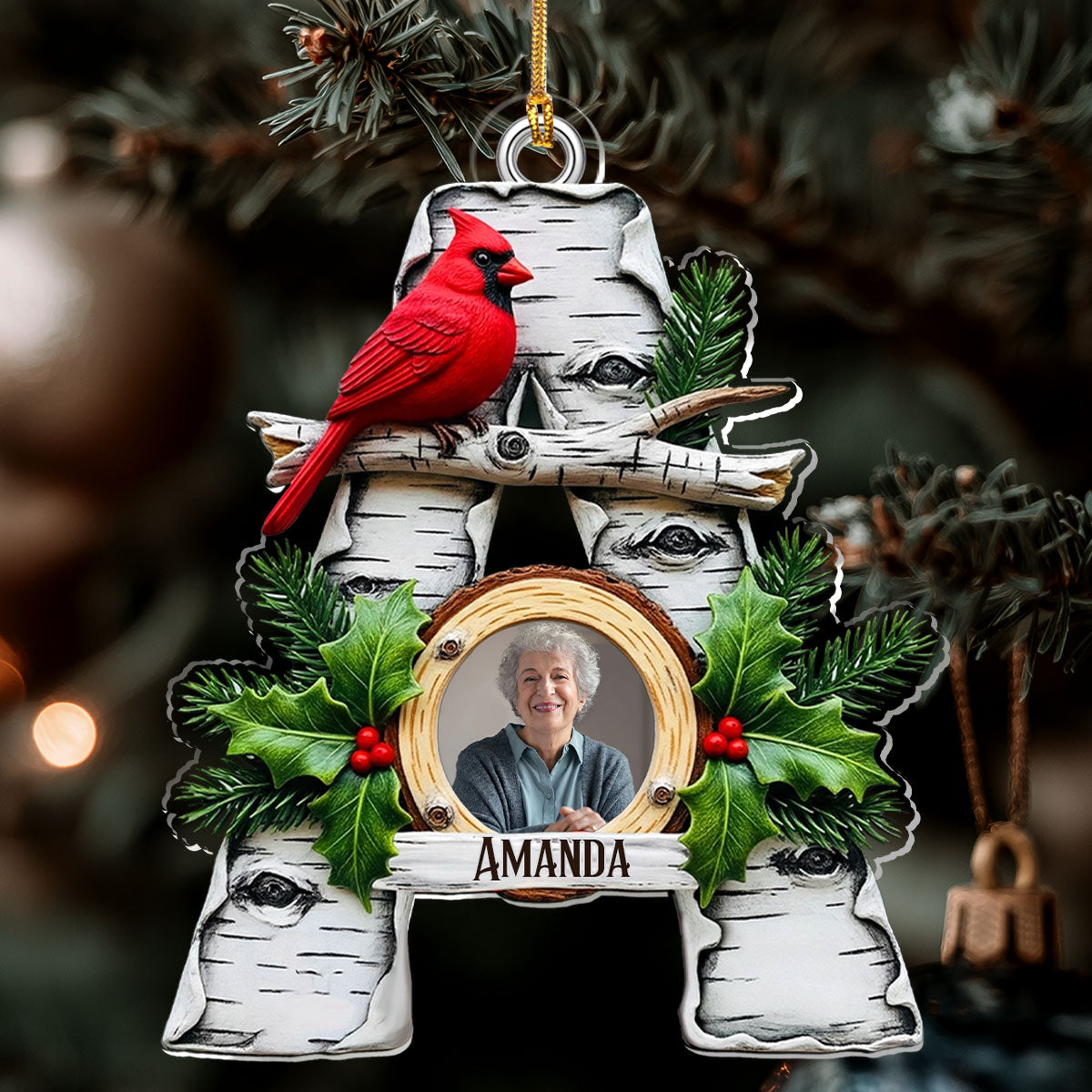 When Cardinals Appear, Angels Are Near - Personalized Acrylic Ornament