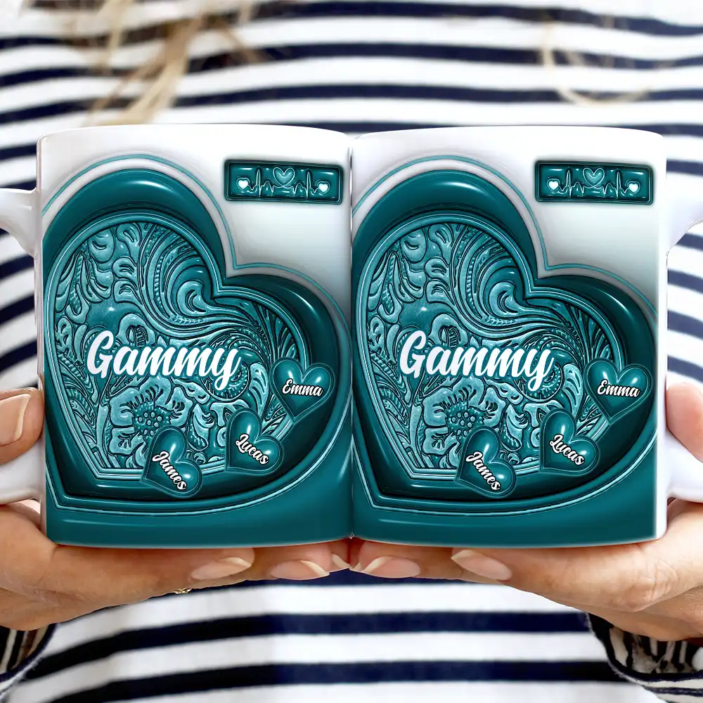 Personalized Grandma Little Sweethearts Printed Mug