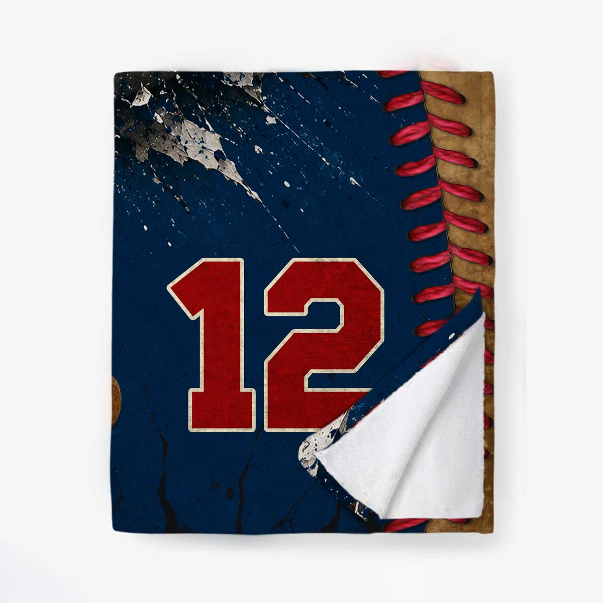 Baseball Player Gift For Son – Personalized Senior Night Baseball Blanket & Team Keepsake